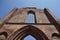 Ruins of the roofless German church Klosterkirche in the central Berlin