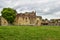 The ruins of Royal Palace at St Augustine`s Abbey in Canterbury, England