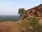 Ruins of the Royal Palace on top of lion rock, Sigiriya, Sri Lanka, UNESCO world heritage Site