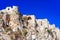 Ruins of Saint Hilarion Castle on top of Kyrenia Mountains. Kyrenia District, Cyprus