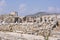Ruins of Saint John apostle basilica in Ephesus, Turkey. Turkish famous landmark