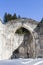 Ruins of San Gaudenzio, Maloja pass, Switzerland