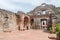 Ruins of Santo Domingo church in Casco Viejo Historic Center of Panama Ci