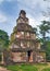 Ruins Satmahal Prasada in Polonnaruwa city temple UNESCO