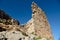 Ruins of Selimiye castle on the Bozburun peninsula in Mugla province of Turkey