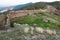 The ruins of Siria Medieval Fortress in Arad County, Romania.