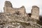 Ruins of Sirtoci hradek castle in Palava mountains in Czech republic