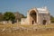 Ruins of the Spanish catholic church in the ancient Mayan city