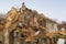 The ruins of St. Hakop church at Sanahin Monastery in winter, Armenia