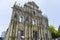 The Ruins of St. Paul\\\'s in Macau, the ruins of a 17th century Catholic religious complex