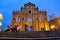 Ruins of St. Paul\'s night