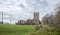 Ruins of St Peter\\\'s Church - bombed in World War II - in Castle Park, Bristol, UK