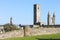 ruins of St. Rule& x27;s church and cathedral, St Andrews, Fife, Scot