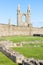 ruins of St. Rule& x27;s church and cathedral, St Andrews, Fife, Scot