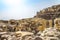 Ruins Su Nuraxi nuraghe near Barumini in Sardinia