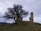 Ruins of summer castle on the hill