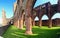 Ruins of Sweetheart Abbey, New Abbey, Dumfries and Galloway, Scotland, Great Britain