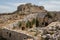 Ruins of Syracuse ancient fortifications, Sicily island