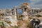 Ruins of Syracuse ancient fortifications, Sicily island