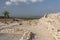 Ruins at Tel Megiddo National park in Israel