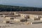 Ruins at Tel Megiddo National park in Israel