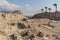 Ruins at Tel Megiddo National park in Israel