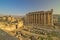 Ruins of Temple of Bacchus in Baalbek temple complex. Beqaa valley, Lebanon