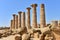 Ruins of the Temple of Heracles â€“ Valley of the Temples â€“ Agrigento â€“ Sicily â€“ Italy