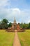 The ruins of the temple in history park, Sukhothai
