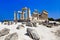 Ruins of temple on island Aegina, Greece