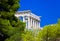 Ruins of temple on island Aegina, Greece