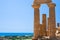 Ruins of Temple of Juno Hera in Agrigento