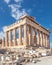 Ruins of the Temple Parthenon at the Acropolis. Athens, Greece