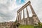 Ruins of the Temple of Saturn, Rome, Italy