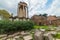 Ruins of the Temple of Vesta, Rome, Italy