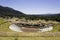 Ruins of the Theater of Ancient Messini, Peloponnese, Greece