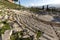 Ruins of the Theatre of Dionysus in Acropolis of Athens, Greece