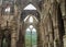 Ruins of Tintern Abbey, a former cistercian church from the 12th