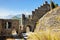 Ruins of Tourbillon castle at Sion capital Valais Switzerland