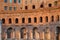 Ruins of Trajan\'s Market (Mercati di Traiano) in Rome