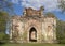 The Ruins of Veckalsnava Church. Olds Architecture Details of the Lutheran Church in the Kalsnava Parish Latvia.