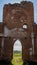 The Ruins of Veckalsnava Church. Olds Architecture Details of the Lutheran Church in the Kalsnava Parish Latvia.