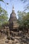 The ruins of Wat Khao Suwankhiri. Si Satchanalai
