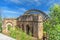 Ruins of watermill with wooden waterwheel in Cordoba, Spain. UNESCO World Heritage Site