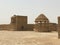 Ruins in the wilderness of some fort areas  arches and community areas in India.