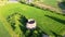 Ruins of windmill in Pricovy from above