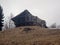 Ruins wooden house