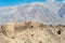 Ruins of Yamchun Fort in the Wakhan Valley in Gorno-Badakhshan, Tajikistan.