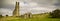 Ruins of The Yellow Steeple at St Mary`s Abbey, Trim, County Meath, Ireland