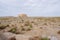 Ruins of Yumen Pass Yumenguan of the Ming dynasty great wall, in Gansu, northwest China